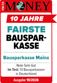 Bausparkasse Mainz ausgezeichnet als fairste Bausparkasse