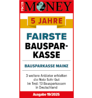 Auszeichnung FOCUS MONEY Fairste Bausparkasse